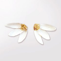 Daisy porcelain earrings