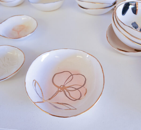 Trinket bowls: Floral - Image 2