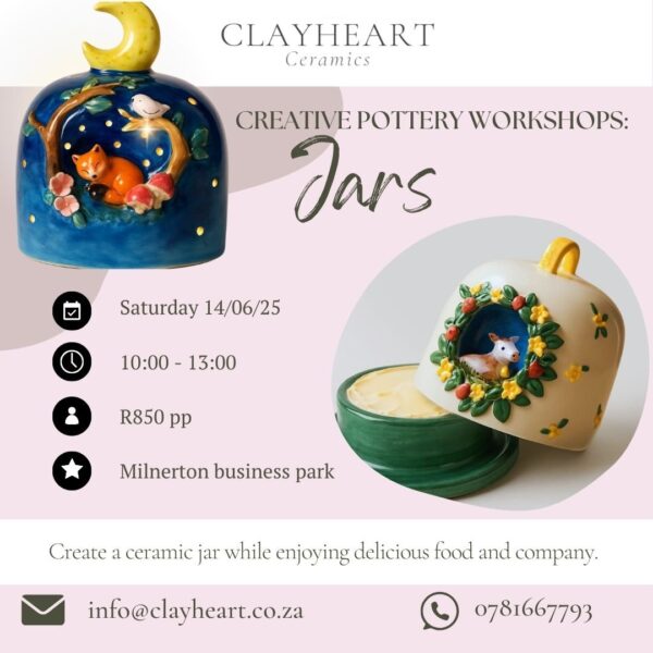 Creative Pottery Workshops: Jars!