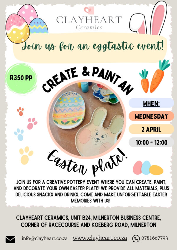 Creative Pottery Workshops: Easter plates