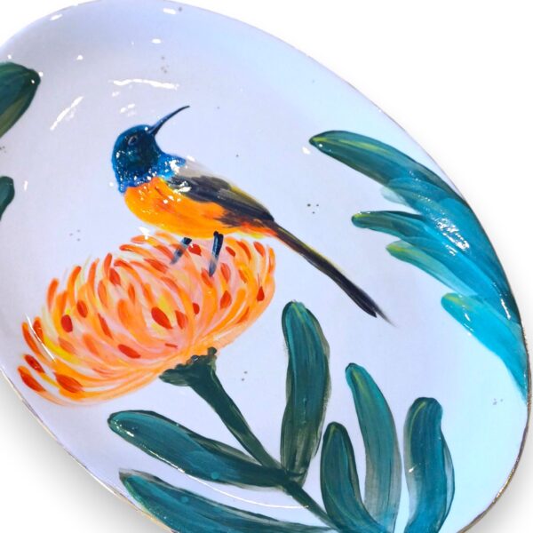 Platter - Malachite Sunbird(oval) - Image 2