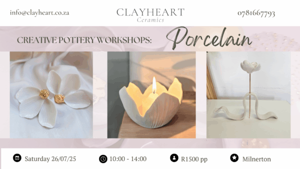 Creative Pottery Workshops: Porcelain